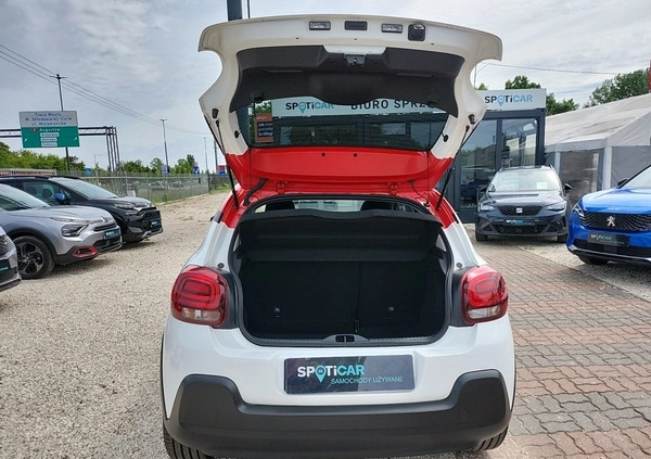 Citroen C3 cena 56900 przebieg: 13577, rok produkcji 2022 z Puszczykowo małe 154